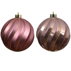 KAEMINGK Palline Di Natale-Set di 6 palline di Natale (D80 mm) Glam chic