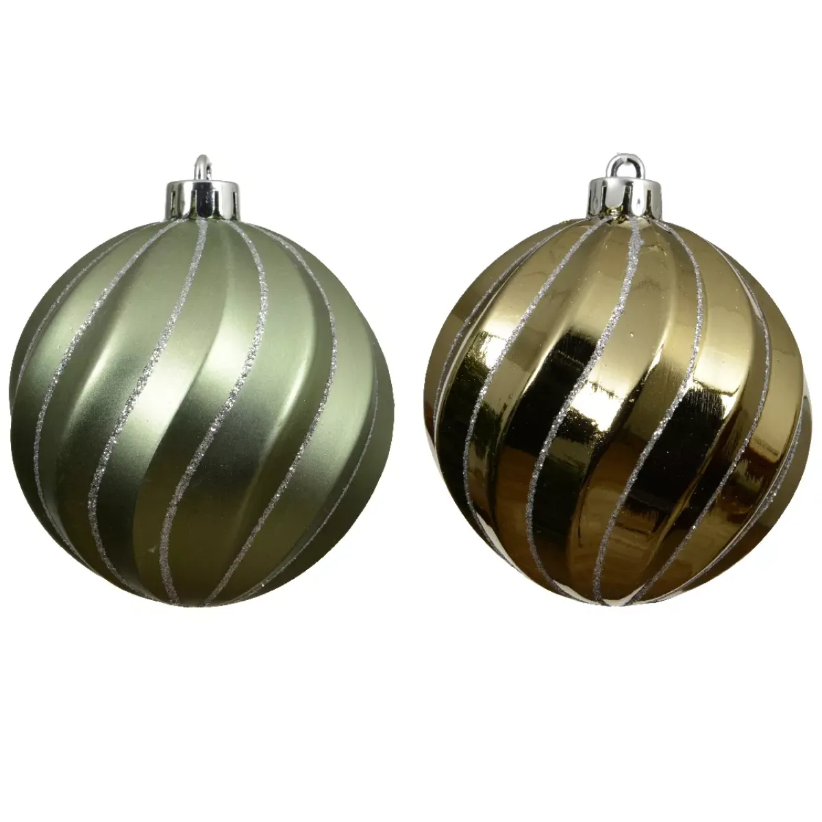 KAEMINGK Palline Di Natale-Set di 6 palline di Natale (D80 mm) Glam chic