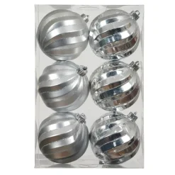 KAEMINGK Palline Di Natale-Set di 6 palline di Natale (D80 mm) Glam chic