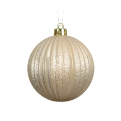 KAEMINGK Palline Di Natale-Set di 6 palline di Natale (D80 mm) Glitter