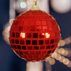 KAEMINGK Palline Di Natale-Set di 12 palline di Natale (D80 mm) Pallina a sfaccettatura