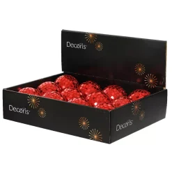 KAEMINGK Palline Di Natale-Set di 12 palline di Natale (D80 mm) Pallina a sfaccettatura