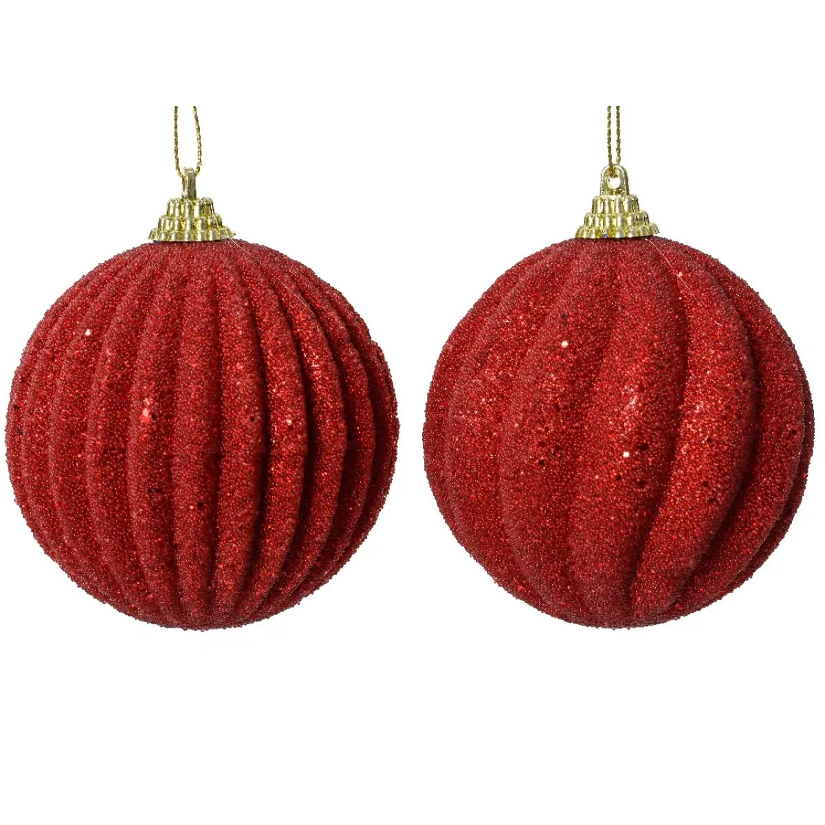 KAEMINGK Palline Di Natale-Set di 12 palline di Natale (D80 mm) Riflesso d'Oro
