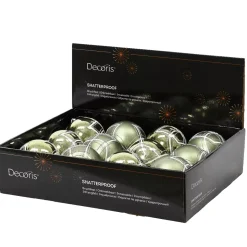 KAEMINGK Palline Di Natale-Set di 12 palline di Natale (D80 mm) Swiss
