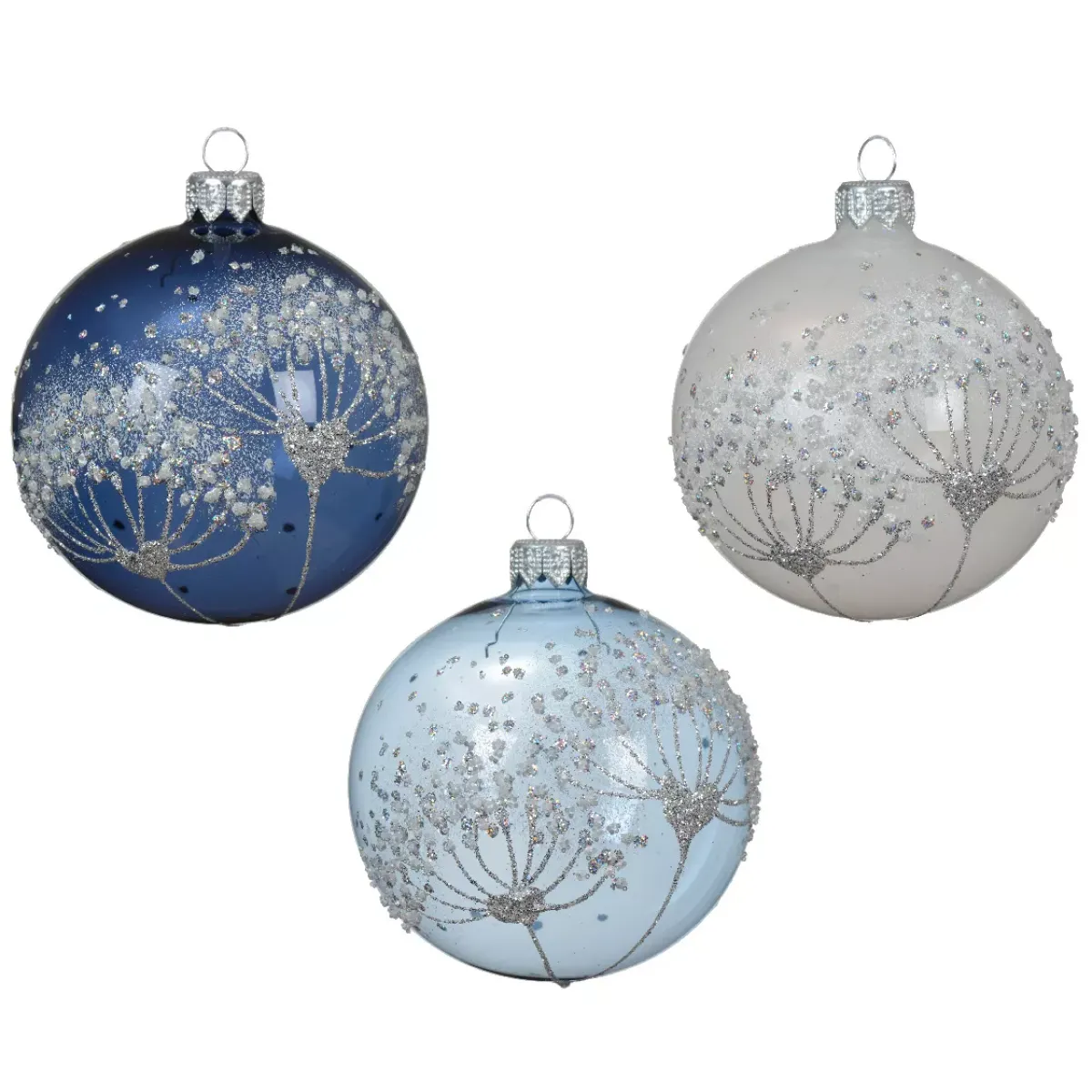 KAEMINGK Palline Di Natale-Set di 6 palline di Natale in vetro (D80 mm) del Caucaso