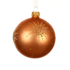 KAEMINGK Palline Di Natale-Set di 6 palline di Natale in vetro (D80 mm) Diamond star
