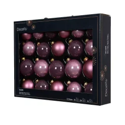 KAEMINGK Palline Di Natale-Set di 21 palline di Natale in vetro (D60 a 75 mm) Assortite Cristallo