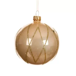 KAEMINGK Palline Di Natale-Set di 6 palline di Natale in vetro (D80 mm) Prestige