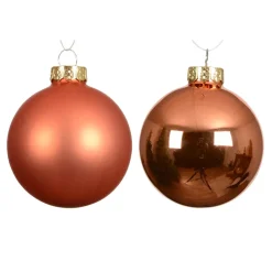KAEMINGK Palline Di Natale-Set di 6 palline di Natale in vetro (D80 mm) Boreale