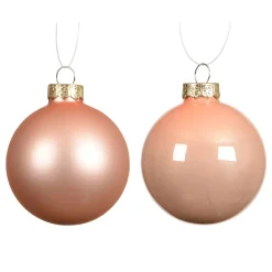 KAEMINGK Palline Di Natale-Set di 6 palline di Natale in vetro (D80 mm) Boreale Pesca