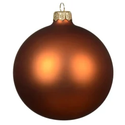 KAEMINGK Palline Di Natale-Set di 4 palline di Natale in vetro (D100 mm) Artico opaco Zucca