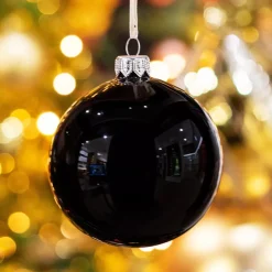 KAEMINGK Palline Di Natale-Set di 4 palline di Natale in vetro (D100 mm) Artico brillante