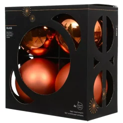 KAEMINGK Palline Di Natale-Set di 4 palline di Natale in vetro (D100 mm) Boreale