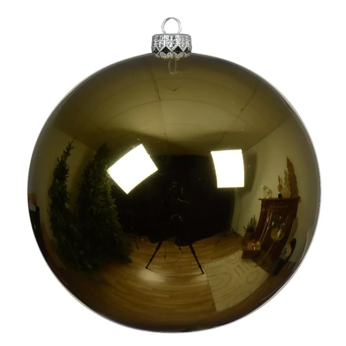 KAEMINGK Palline Di Natale-Set di 6 palline di Natale in vetro (D80 mm) Artico brillante