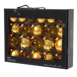 KAEMINGK Palline Di Natale-Set di 21 palline di Natale in vetro assortite Cristallo