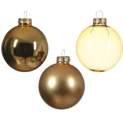 KAEMINGK Palline Di Natale-Set di 21 palline di Natale in vetro assortite Cristallo
