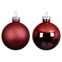 KAEMINGK Palline Di Natale-Set di 6 palline di Natale in vetro (D80 mm) Boreale