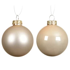 KAEMINGK Palline Di Natale-Set di 6 palline di Natale in vetro (D80 mm) Boreale