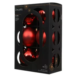 KAEMINGK Palline Di Natale-Set di 6 palline di Natale in vetro (D80 mm) Boreale