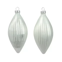 KAEMINGK Palline Di Natale-Set di 3 palline di Natale in vetro (D60 mm) Goccia preziosa