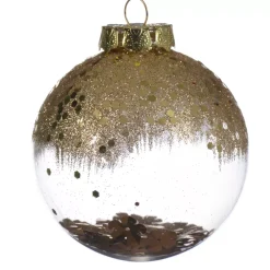 KAEMINGK Palline Di Natale-Set di 12 palline di Natale trasparente (Ø 80 mm) Zéli