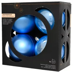 KAEMINGK Palline Di Natale-Set di 4 palline di Natale unite (D100 mm) Aravis