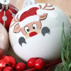 KAEMINGK Palline Di Natale-Set di 6 palline di Natale vetro (D80 mm) Filou