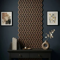 EMINZA Quadri & Decorazioni Murali-Set di 4 pannelli murali in legno Amani (60 cm)