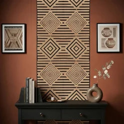 EMINZA Quadri & Decorazioni Murali-Set di 4 pannelli murali in legno (60 cm) Lior