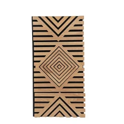 EMINZA Quadri & Decorazioni Murali-Set di 4 pannelli murali in legno (60 cm) Lior