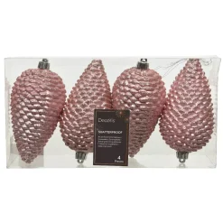 KAEMINGK Addobbi Natalizi-Set di 4 pigne Alpine