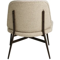 Poltrone-Set di 2 poltrone in bouclé (seduta 40 cm) Isla sabbia