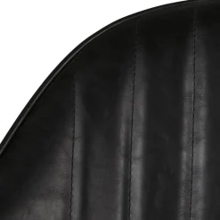Poltrone-Set di 2 poltrone in similpelle (seduta 47 cm) Juno carbone
