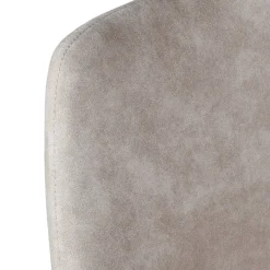 Sedia-Set di 2 sedie da pranzo in effetto camoscio (seduta 47 cm) Juno