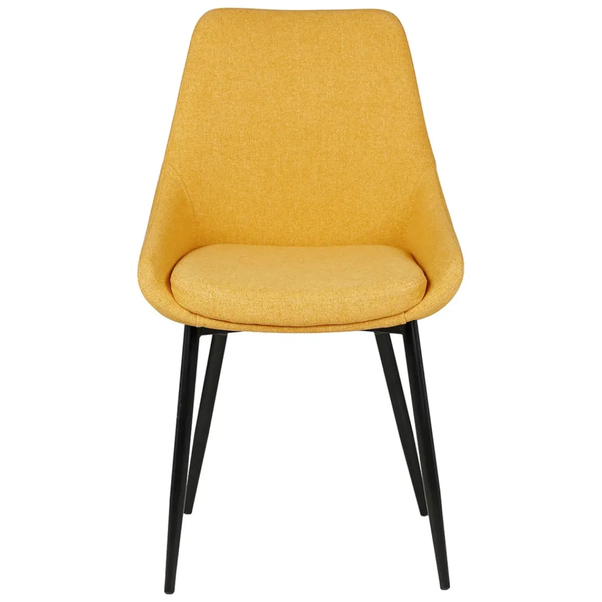 Sedia-Set di 2 sedie da pranzo in tessuto (seduta 47 cm) Juno