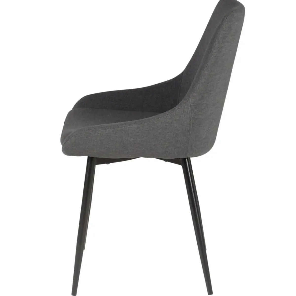 Sedia-Set di 2 sedie da pranzo in tessuto (seduta 47 cm) Juno