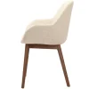 Sedia-Set di 2 sedie da pranzo in tessuto (seduta 48 cm) Elia Beige