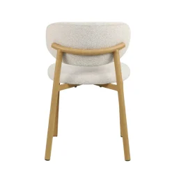 Sedia-Set di 2 sedie da pranzo in tessuto (seduta 49 cm) Amal