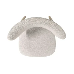Sedia-Set di 2 sedie da pranzo in tessuto (seduta 49 cm) Amal