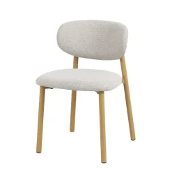 Sedia-Set di 2 sedie da pranzo in tessuto (seduta 49 cm) Amal