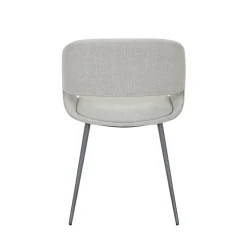 Sedia-Set di 2 sedie da pranzo in tessuto (seduta 49 cm) Orka