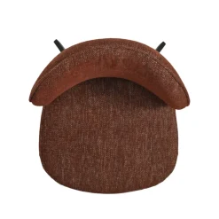 Sedia-Set di 2 sedie da pranzo in tessuto testurizzato (seduta 51 cm) Linda
