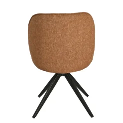 Sedia-Set di 2 sedie da pranzo in tessuto testurizzato (seduta 51 cm) Linda