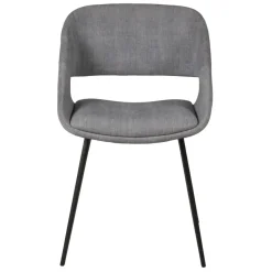 Sedia-Set di 2 sedie da pranzo in velluto a coste (seduta 49 cm) Orka