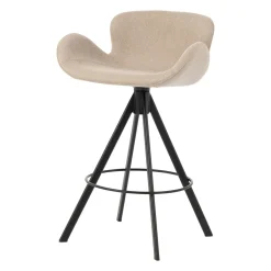 Sgabello Alto-Set di 2 sedie per isola centrale con schienale (Altezza seduta 65cm) Pema