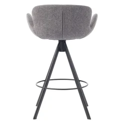 Sgabello Alto-Set di 2 sedie per isola centrale con schienale (seduta 65cm) Pema