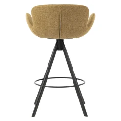 Sgabello Alto-Set di 2 sedie per isola centrale con schienale (seduta 65cm) Pema