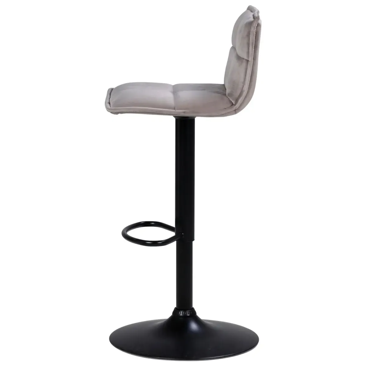 Sgabello Alto-Set di 2 sgabelli da bar girevoli con schienale regolabile in altezza (seduta da 63 a 84 cm) Carly