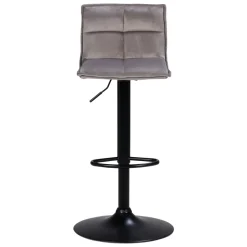 Sgabello Alto-Set di 2 sgabelli da bar girevoli con schienale regolabile in altezza (seduta da 63 a 84 cm) Carly