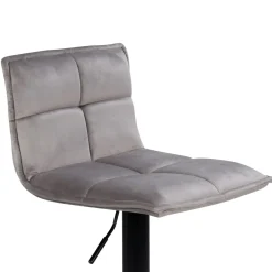 Sgabello Alto-Set di 2 sgabelli da bar girevoli con schienale regolabile in altezza (seduta da 63 a 84 cm) Carly